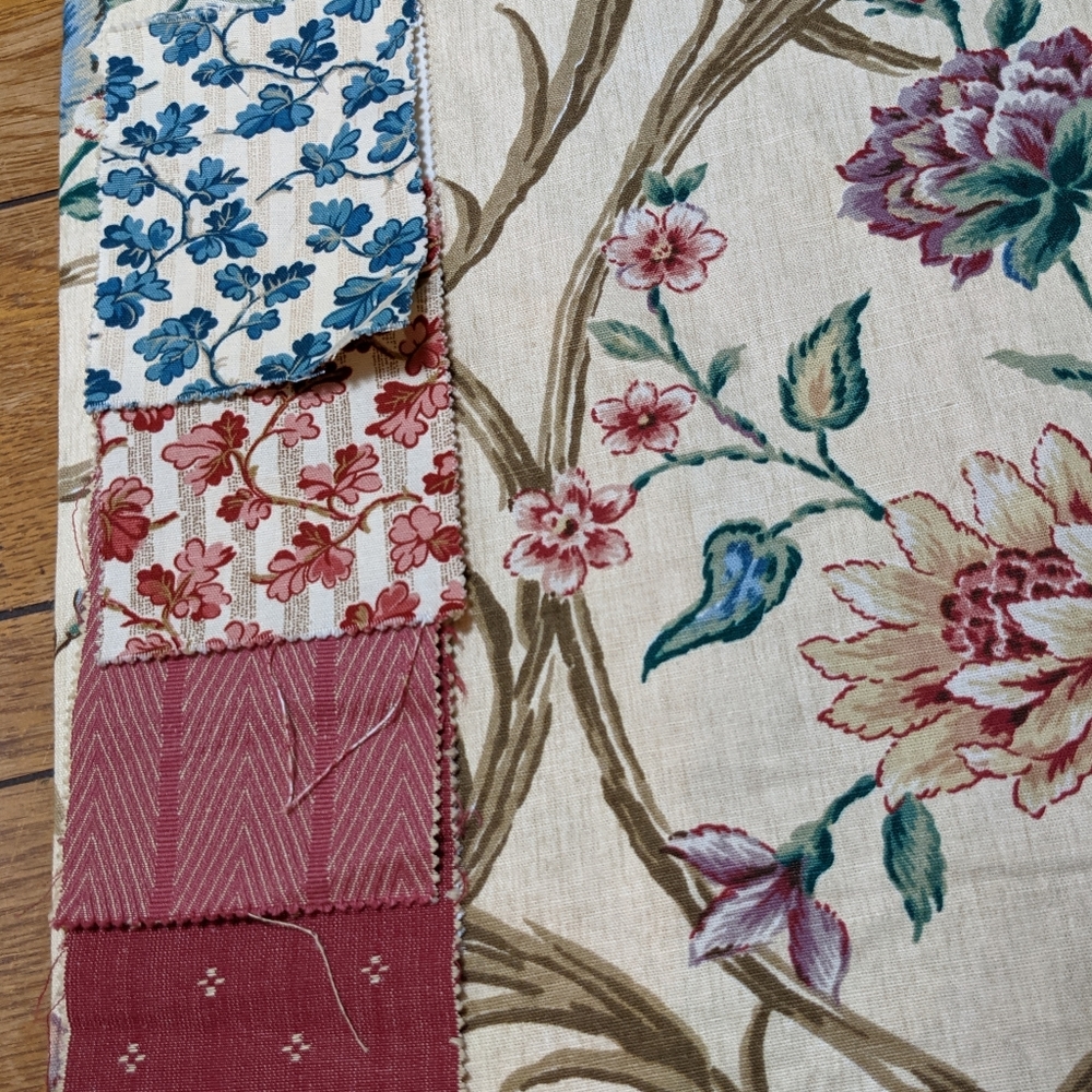 *SOLD* Vtg fabric Ramm 'Alfriston' 4yds. New w/ samples! - Picture 5 of 9
